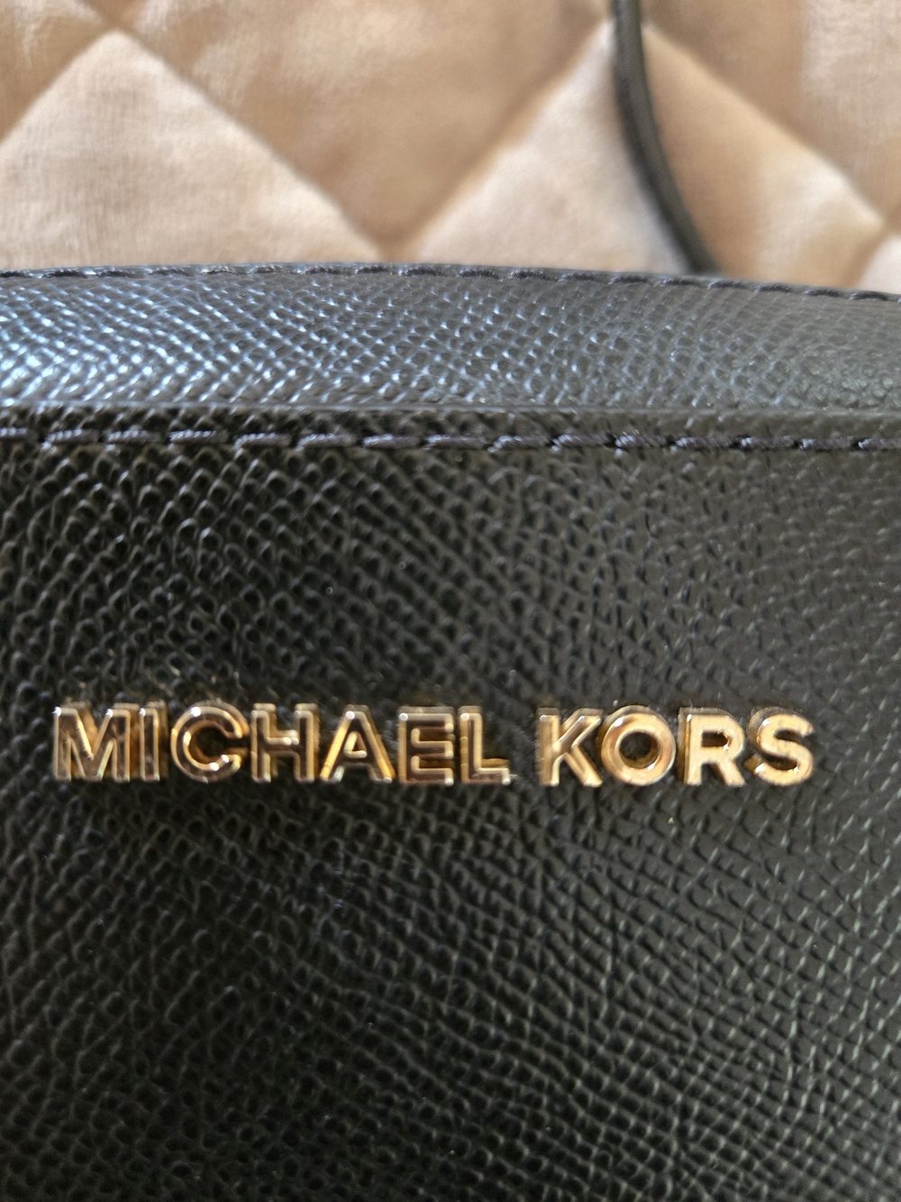 Michael Kors Jet Set Travel Black Saffiano Leather Crossbody - Picture 6 of 16